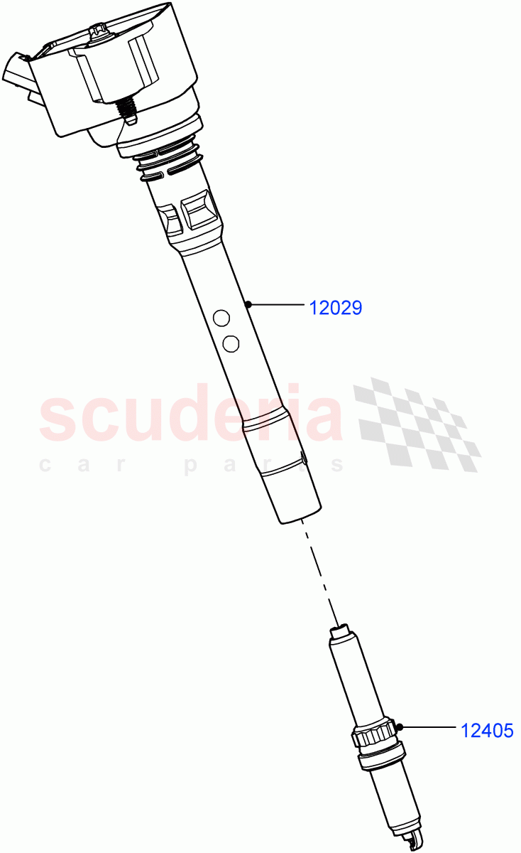 Ignition Coil And Wires/Spark Plugs(4.4 V8 Turbo Petrol (NC10)) of Land Rover Land Rover Range Rover (2022+) [4.4 V8 Turbo Petrol NC10]