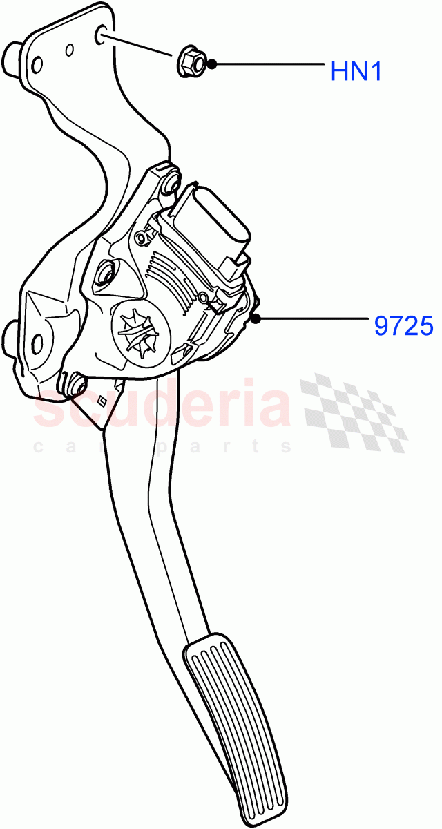 Accelerator/Injection Pump Controls(3.0 V6 Diesel)((V)FROMAA000001) of Land Rover Land Rover Discovery 4 (2010-2016) [3.0 Diesel 24V DOHC TC]