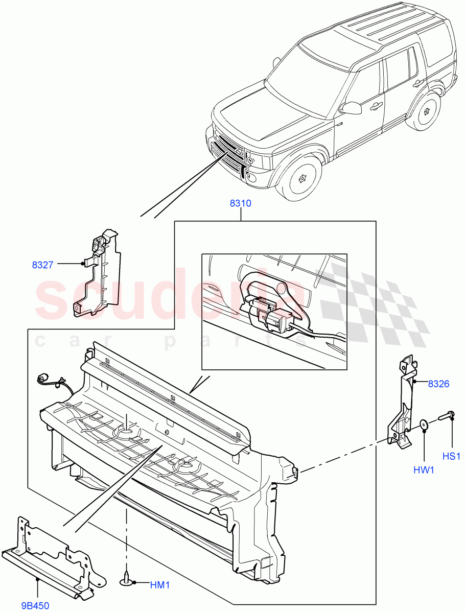 Air Deflectors((V)FROMAA000001) of Land Rover Land Rover Discovery 4 (2010-2016) [4.0 Petrol V6]