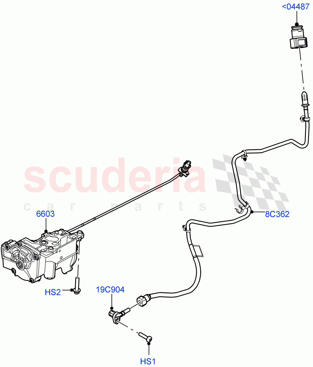 Vacuum Control And Air Injection(Nitra Plant Build)(3.0L AJ20P6 Petrol High)((V)FROML2000001) of Land Rover Land Rover Defender (2020+) [3.0 I6 Turbo Petrol AJ20P6]