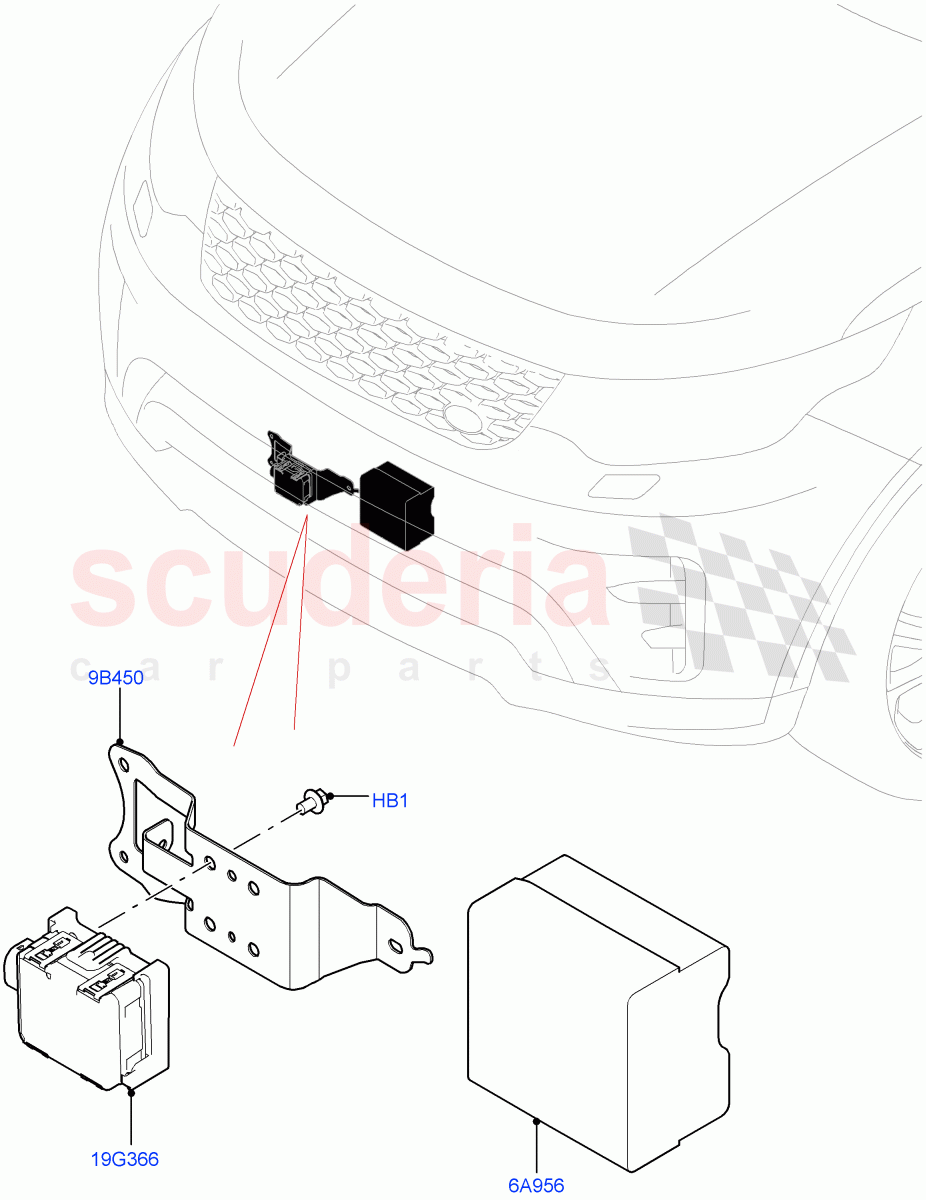 Speed Control (3.0L AJ20P6 Petrol High, ACC + Stop/go + Cra, Adaptive Cruise Control with Stg As) ((V) FROMM2000001) of Land Rover Land Rover Discovery 5 (2017+) [3.0 I6 Turbo Petrol AJ20P6]