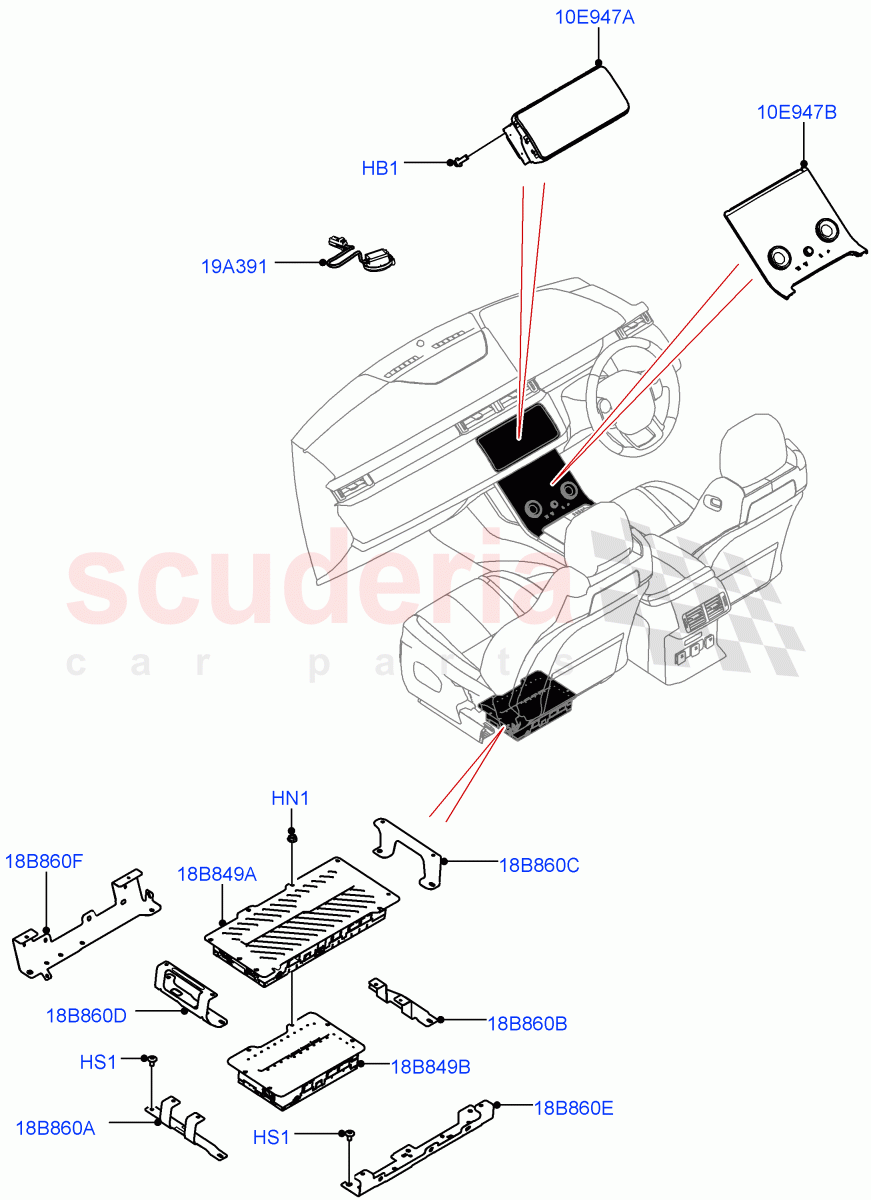 Audio Equipment - Original Fit ((V) TOLA999999) of Land Rover Land Rover Range Rover Velar (2017+) [3.0 I6 Turbo Petrol AJ20P6]