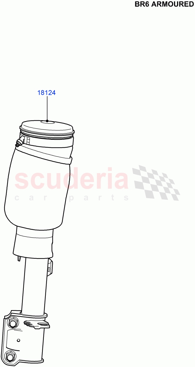 Front Suspension Struts And Springs(With B6 Level Armouring)((V)FROMAA000001) of Land Rover Land Rover Range Rover (2010-2012) [5.0 OHC SGDI NA V8 Petrol]