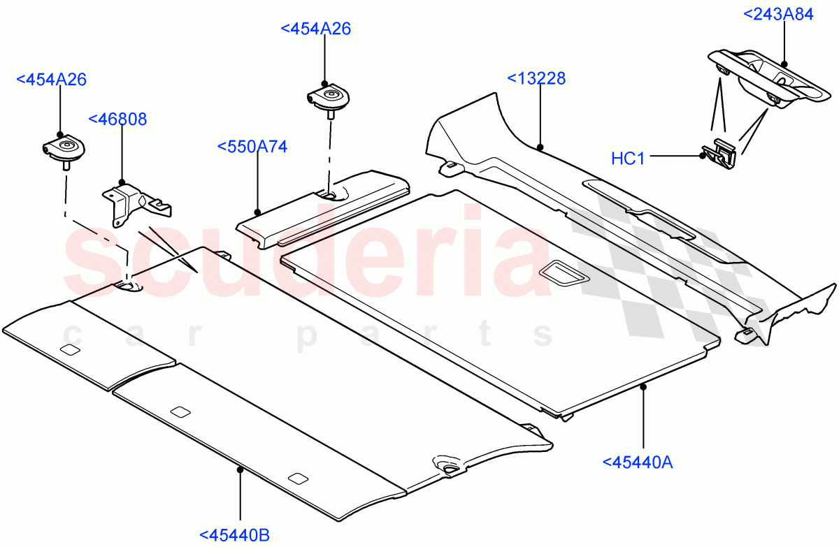 Load Compartment Trim (Floor) ((V) FROMAA000001) of Land Rover Land Rover Range Rover Sport (2010-2013) [5.0 OHC SGDI NA V8 Petrol]