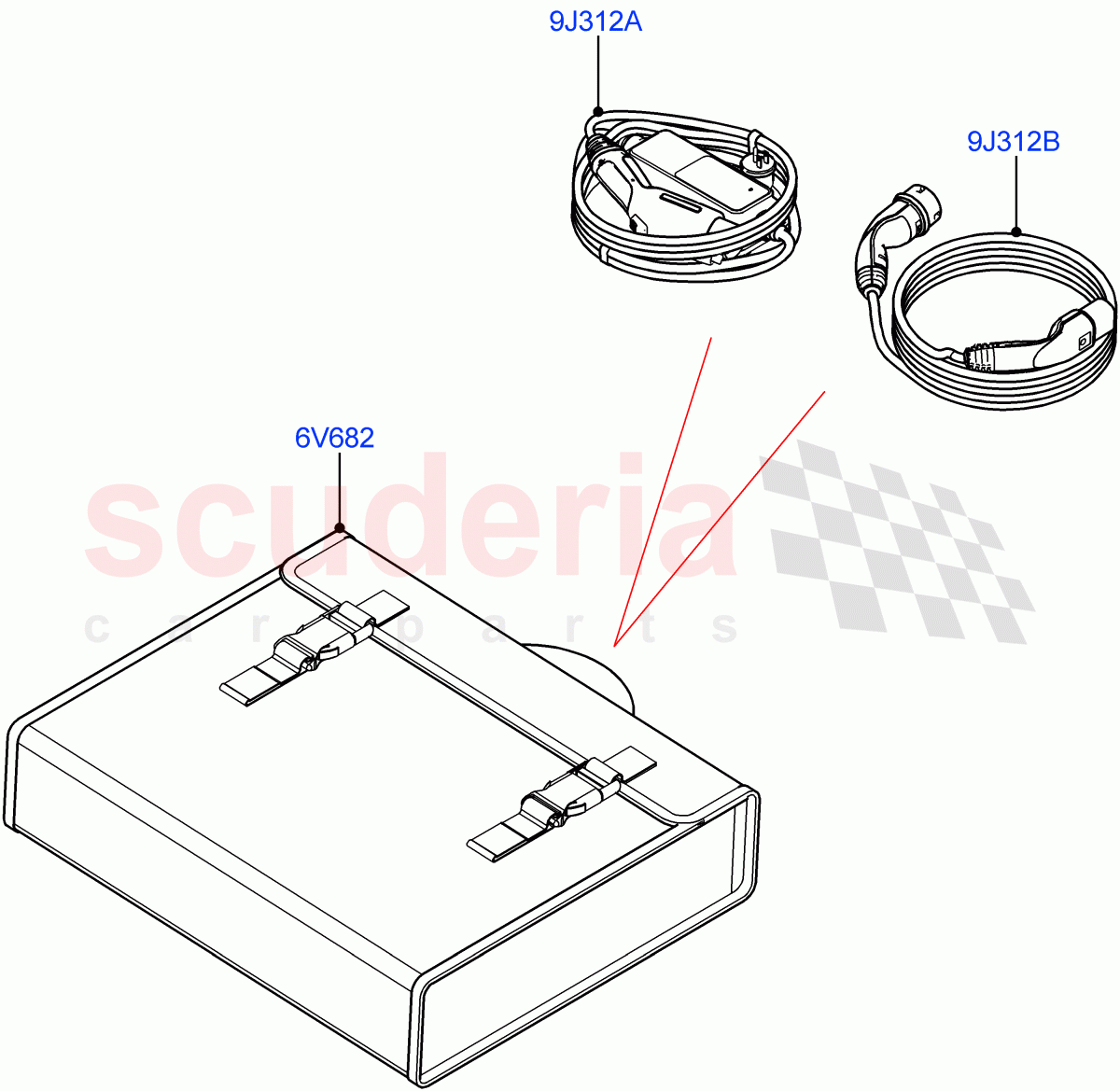 Tools(Charging Equipment)(2.0L AJ200P Hi PHEV)((V)FROMMA000001) of Land Rover Land Rover Range Rover Velar (2017+) [3.0 I6 Turbo Diesel AJ20D6]