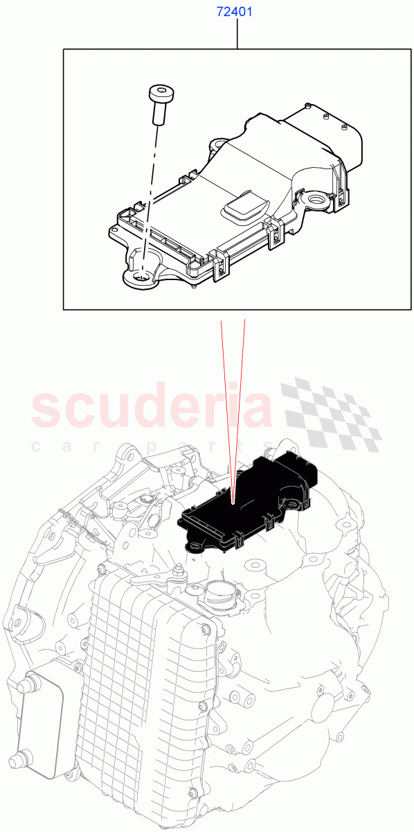 Transmission Modules And Sensors (9 Speed Auto Trans 9HP50, Changsu (China)) ((V) FROMKG006088) of Land Rover Land Rover Range Rover Evoque (2019+) [2.0 Turbo Diesel]
