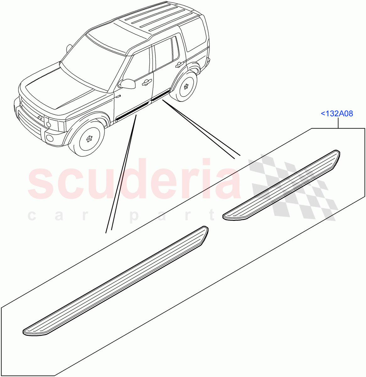 Door Sill Protection (Accessory) ((V) FROMAA000001) of Land Rover Land Rover Discovery 4 (2010-2016) [3.0 DOHC GDI SC V6 Petrol]
