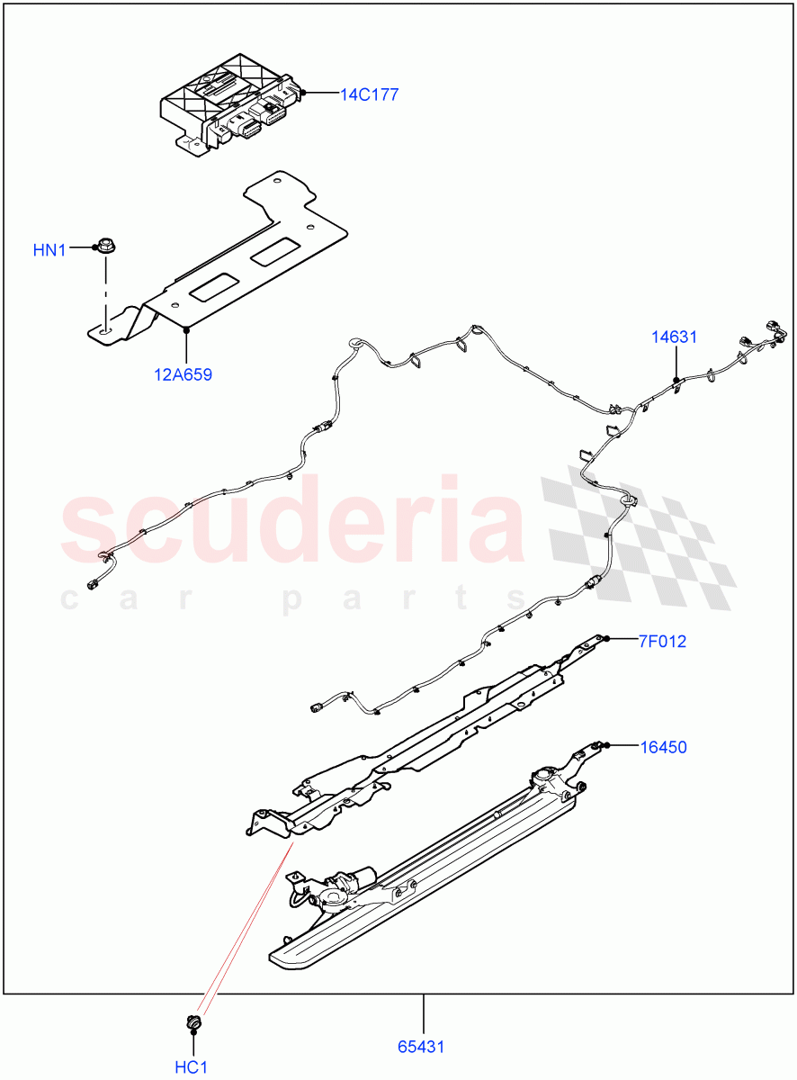 Accessory Pack (Deployable Steps) (Standard Wheelbase) of Land Rover Land Rover Defender (2020+) [3.0 I6 Turbo Petrol AJ20P6]