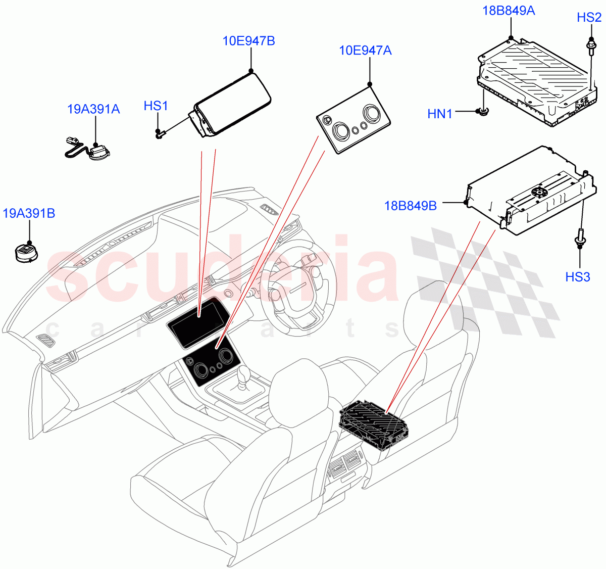 Audio Equipment - Original Fit (Halewood (UK)) of Land Rover Land Rover Range Rover Evoque (2019+) [2.0 Turbo Diesel]