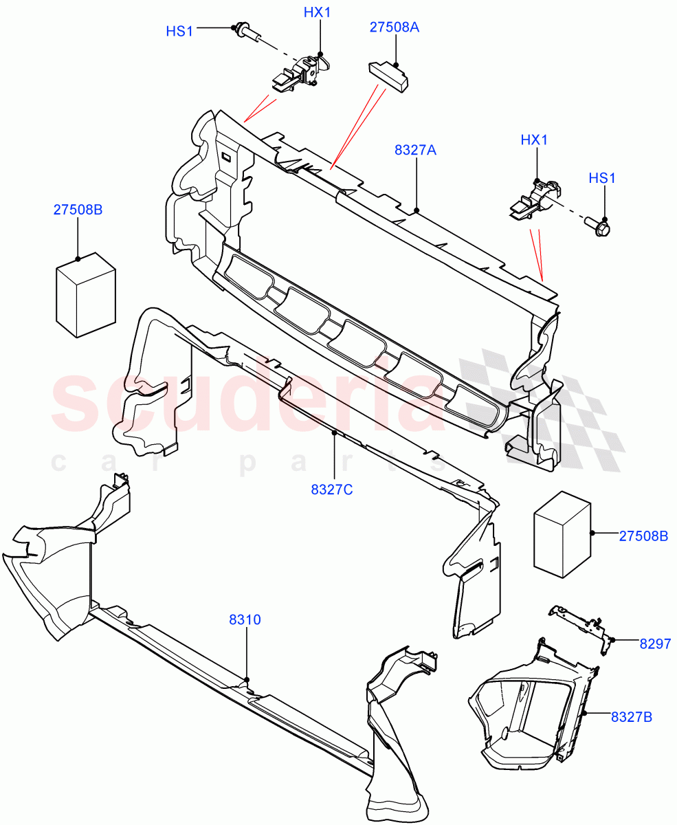 Air Deflectors(Halewood (UK)) of Land Rover Land Rover Range Rover Evoque (2012-2018) [2.2 Single Turbo Diesel]