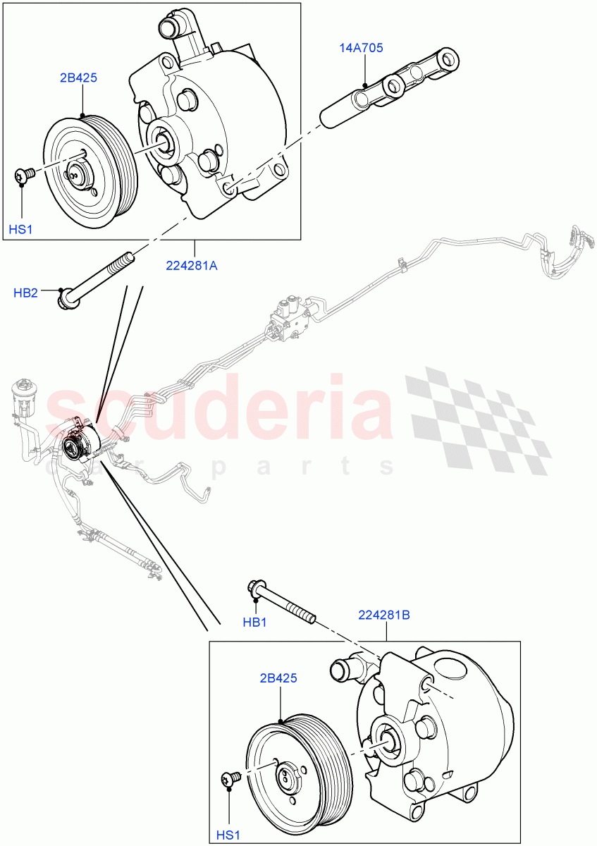 Active Anti-Roll Bar System (ARC Pump) (With Roll Stability Control) ((V) FROMAA000001) of Land Rover Land Rover Range Rover Sport (2010-2013) [3.0 Diesel 24V DOHC TC]