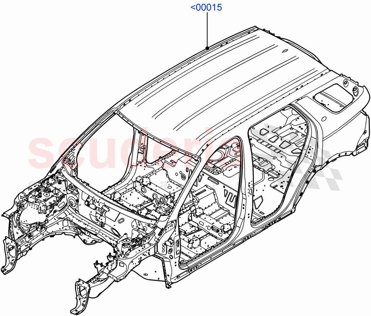 Bodyshell (Changsu (China)) ((V) FROMFG000001) of Land Rover Land Rover Discovery Sport (2015+) [2.0 Turbo Petrol GTDI]