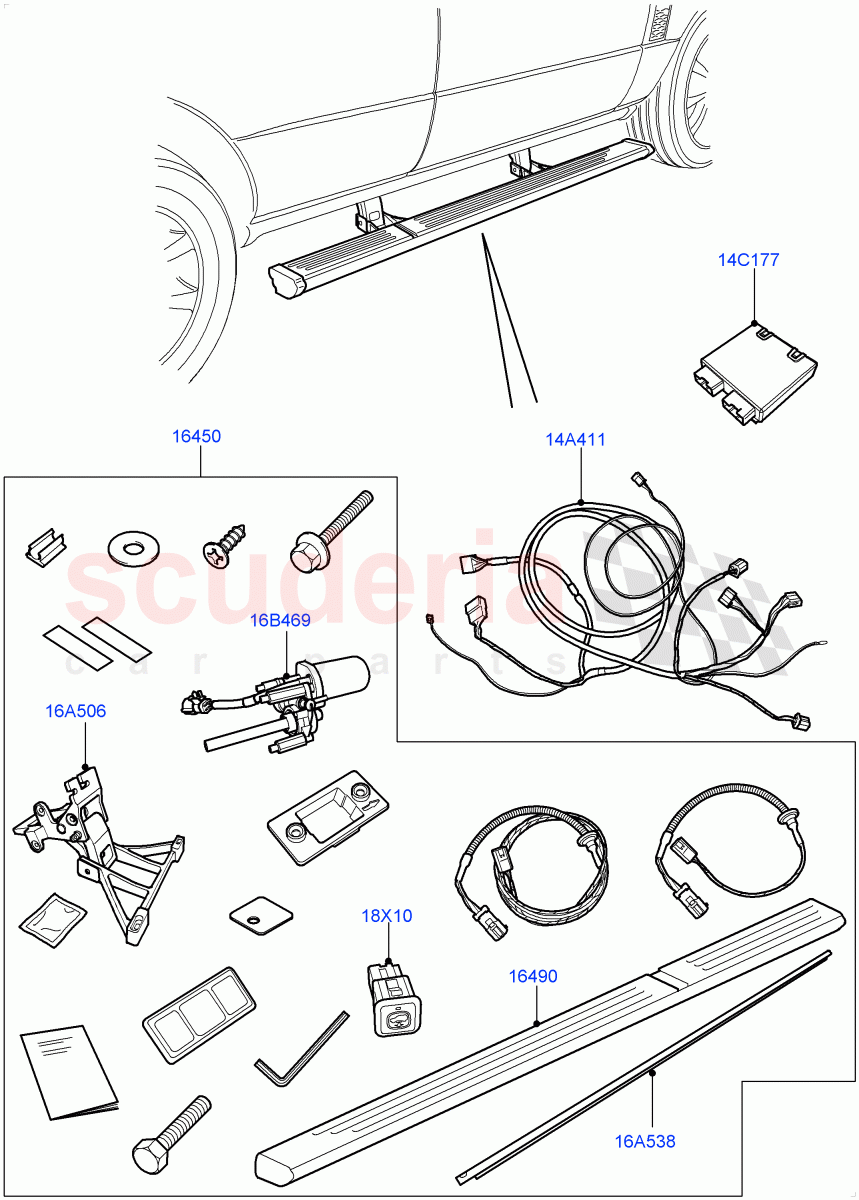 Lower Body Guards And Shields (Accessory) (With Power Deployable Running Board) ((V) FROMAA000001) of Land Rover Land Rover Range Rover (2010-2012) [5.0 OHC SGDI NA V8 Petrol]