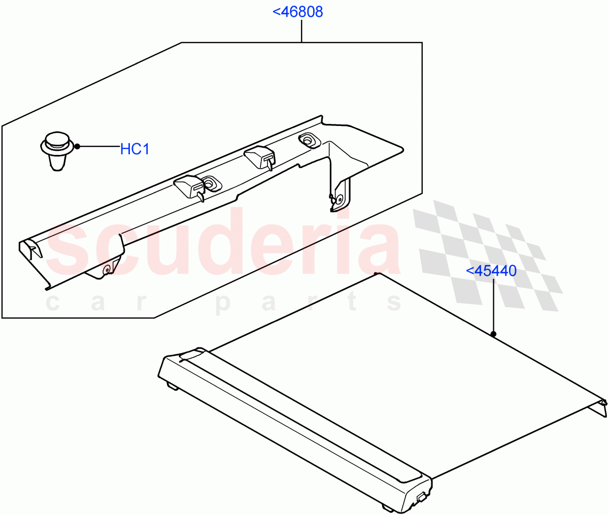 Load Compartment Trim (Package Tray) ((V) FROMAA000001) of Land Rover Land Rover Discovery 4 (2010-2016) [4.0 Petrol V6]