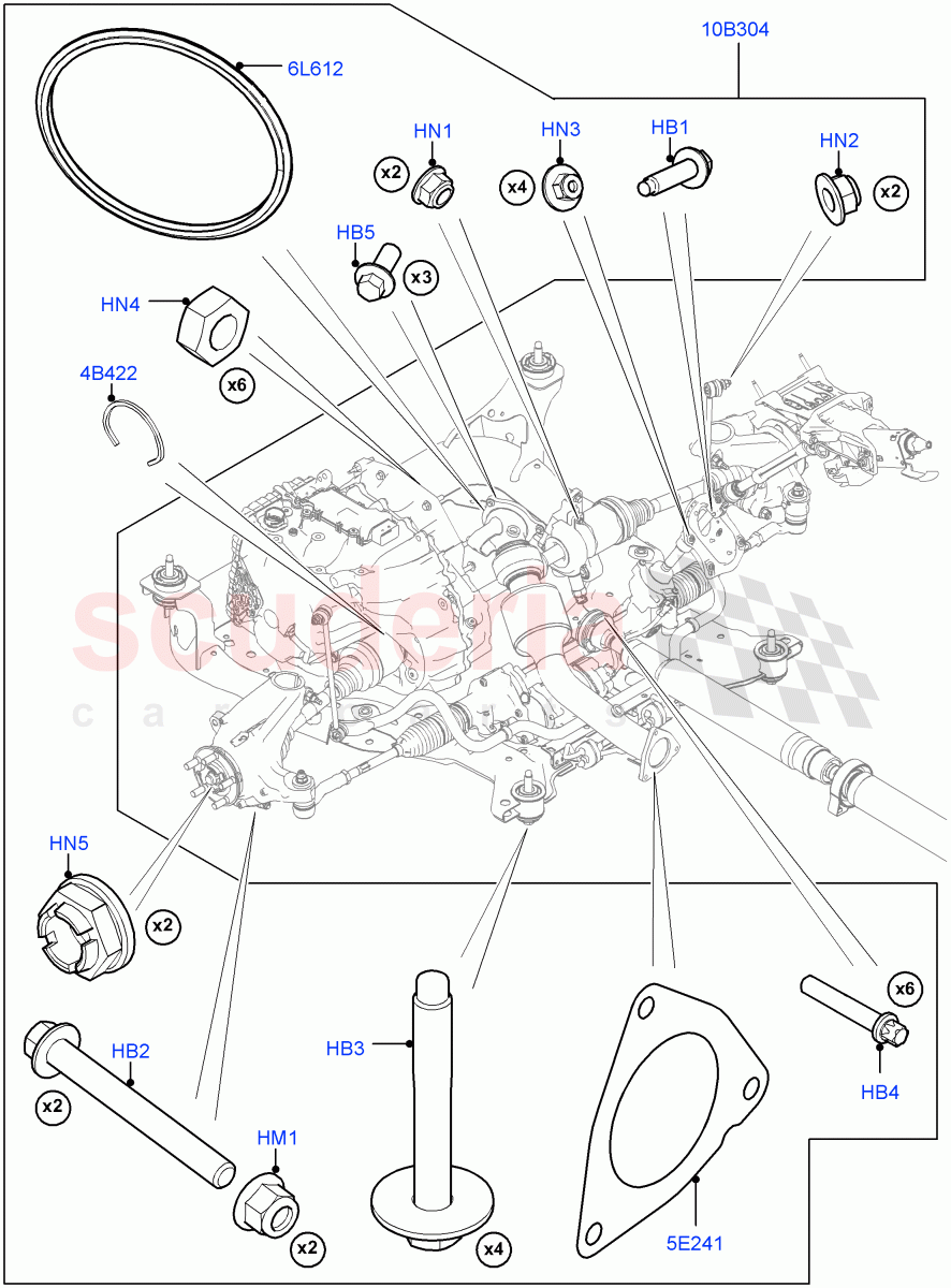 Transmission External Components (9 Speed Auto AWD, Changsu (China)) ((V) FROMEG000001) of Land Rover Land Rover Range Rover Evoque (2012-2018) [2.0 Turbo Petrol GTDI]