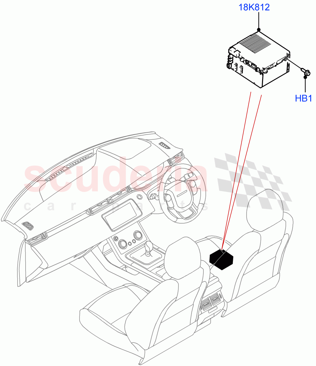 Family Entertainment System(Halewood (UK))((V)TOLH999999) of Land Rover Land Rover Range Rover Evoque (2019+) [2.0 Turbo Diesel]