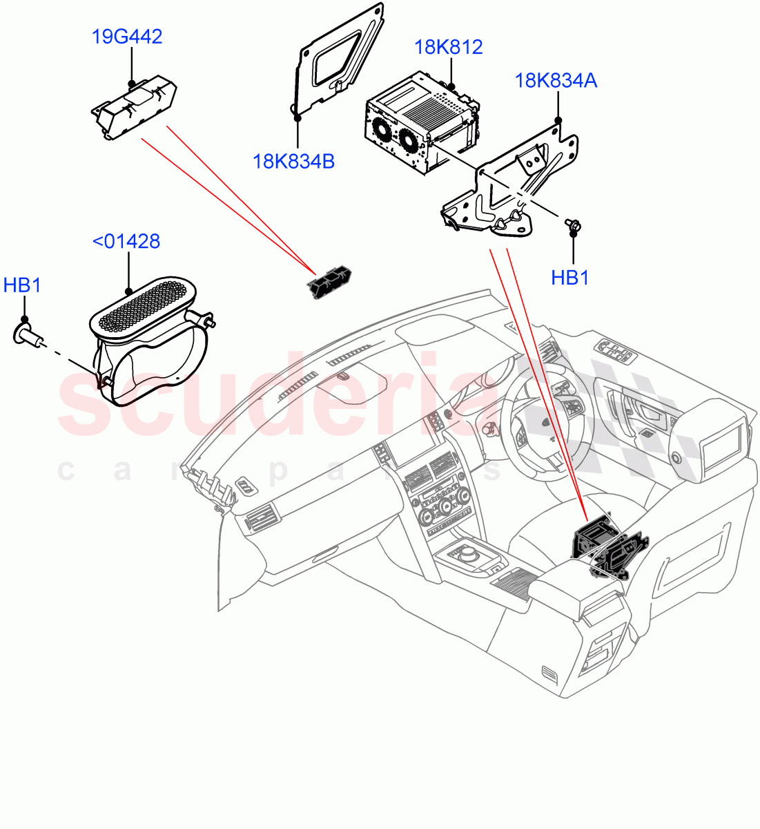 Family Entertainment System (Changsu (China)) ((V) FROMHG347884, (V) TOMG140568) of Land Rover Land Rover Discovery Sport (2015+) [2.0 Turbo Petrol GTDI]