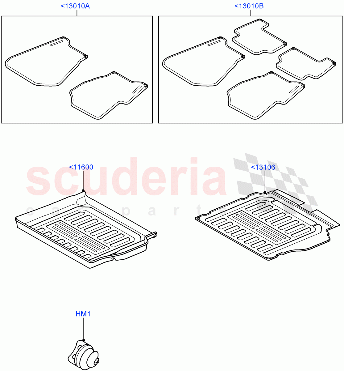 Interior Dress Up(Floor Mats, Accessory)((V)FROMAA000001) of Land Rover Land Rover Range Rover Sport (2010-2013) [3.0 Diesel 24V DOHC TC]