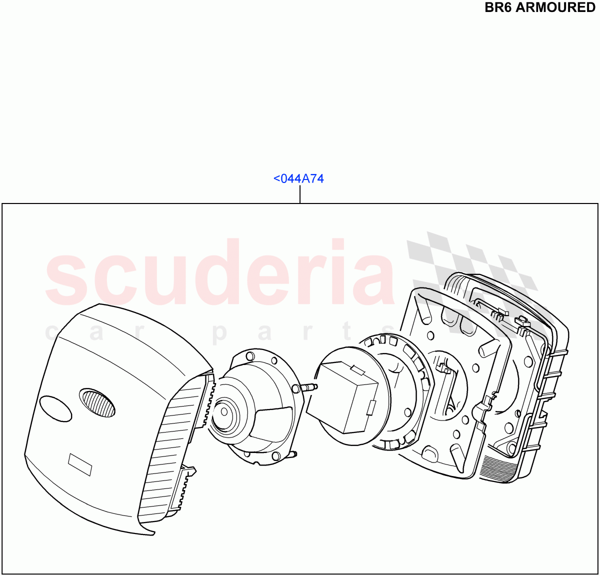 Airbag System(With B6 Level Armouring)((V)FROMAA000001) of Land Rover Land Rover Discovery 4 (2010-2016) [4.0 Petrol V6]