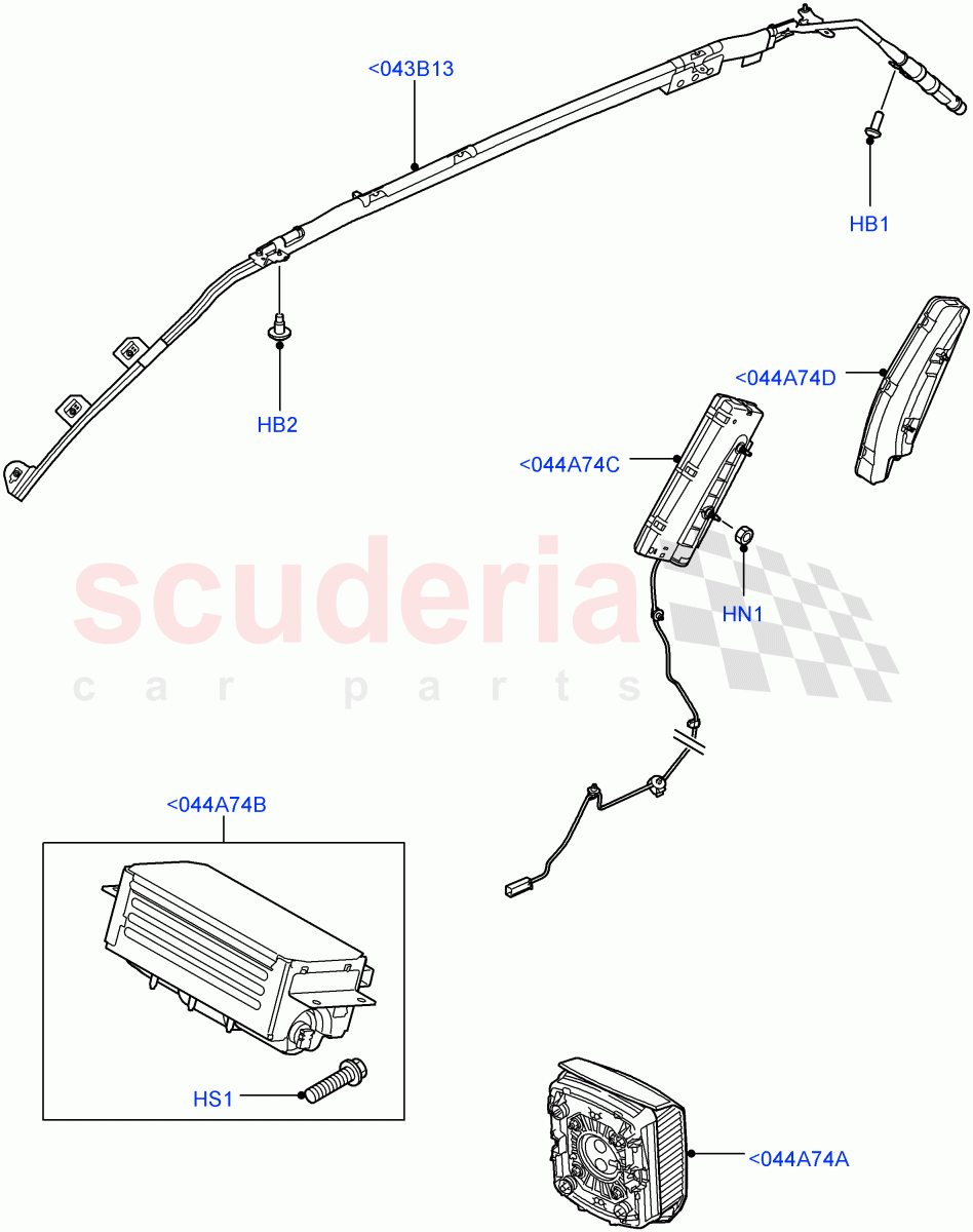 Airbag System (Airbag Modules) ((V) FROMAA000001) of Land Rover Land Rover Range Rover Sport (2010-2013) [3.6 V8 32V DOHC EFI Diesel]