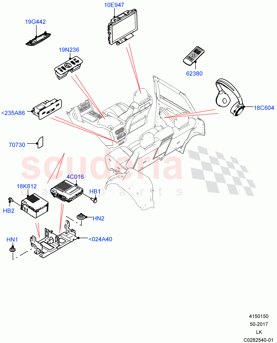 Family Entertainment System((V)FROMJA000001) of Land Rover Land Rover Range Rover Sport (2014+) [2.0 Turbo Petrol AJ200P]