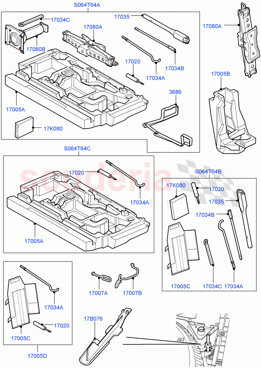 Tools((V)FROMAA000001) of Land Rover Land Rover Discovery 4 (2010-2016) [2.7 Diesel V6]