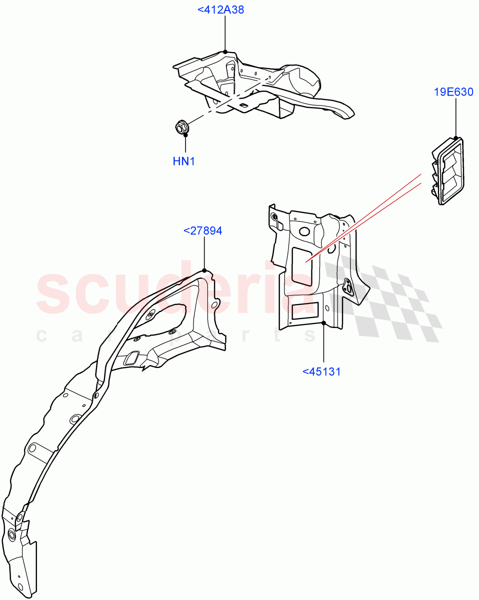 Side Panels - Outer (Cut Panels) (3 Door, Halewood (UK), 5 Door) of Land Rover Land Rover Range Rover Evoque (2012-2018) [2.2 Single Turbo Diesel]