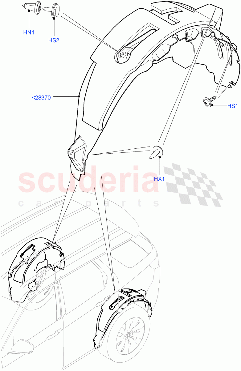 Side Panels - Inner(Wheelhouse)(Itatiaia (Brazil))((V)FROMGT000001) of Land Rover Land Rover Discovery Sport (2015+) [2.0 Turbo Petrol AJ200P]