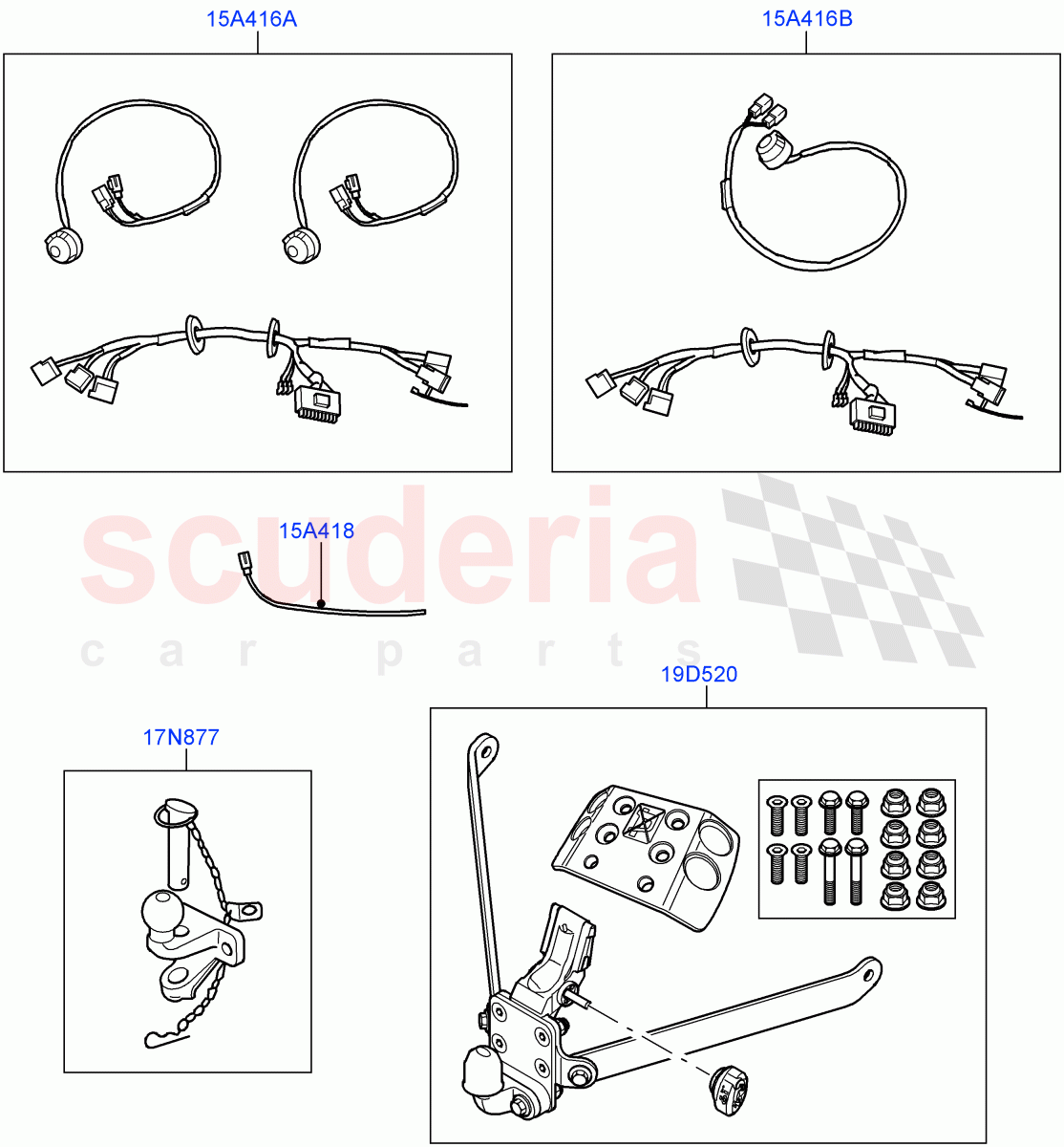 Tow Bar Installation(Accessory)((V)FROMAA000001) of Land Rover Land Rover Discovery 4 (2010-2016) [4.0 Petrol V6]