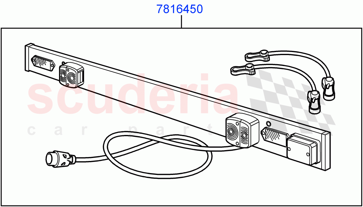 Towing Electrics (Lighting Board, Accessory) of Land Rover Land Rover Range Rover (2012-2021) [3.0 DOHC GDI SC V6 Petrol]