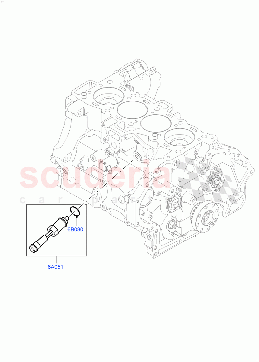 Engine Heater (2.0L I4 DSL MID DOHC AJ200, 2.0L I4 DSL HIGH DOHC AJ200) ((V) FROMGH000001) of Land Rover Land Rover Range Rover Evoque (2012-2018) [2.0 Turbo Diesel]