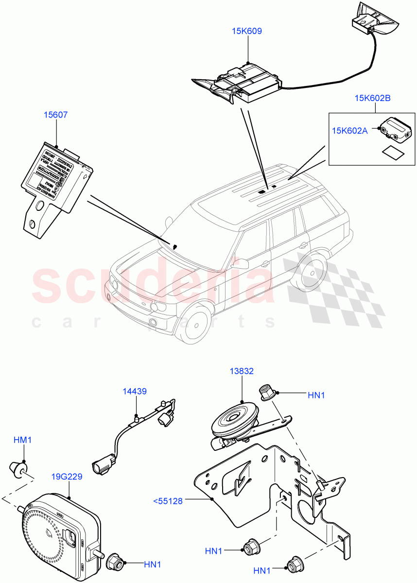 Anti-Theft Alarm Systems ((V) FROMAA000001) of Land Rover Land Rover Range Rover (2010-2012) [3.6 V8 32V DOHC EFI Diesel]