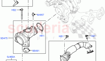 ABGASRÜCKFÜHRUNG (RECHTE SEITE) (2.0L AJ21D4 DIESEL MITTE) ((V) ABMA000001)