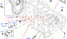 Cylinder Block And Plugs(2.0L I4 DSL MID DOHC AJ200, Halewood (UK), 2.0L I4 DSL HI&hellip;