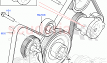 Pulleys And Drive Belts(2.0L AJ20D4 Diesel LF PTA, Halewood (UK), Less Electric En&hellip;