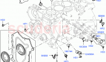 Cylinder Block And Plugs(Solihull Plant Build)(2.0L I4 High DOHC AJ200 Petrol, 2.0&hellip;