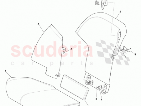 Photo of Back Assy Rear Seat RH CG43 60032…