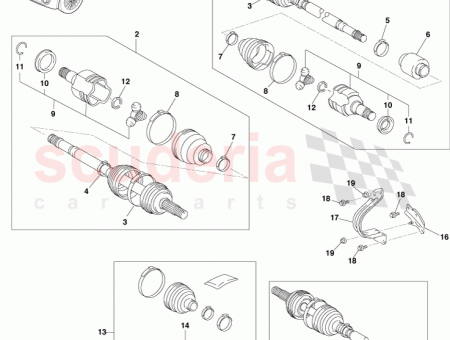 Photo of Boot Kit Front Drive Shaft Inboard Joint 04437…