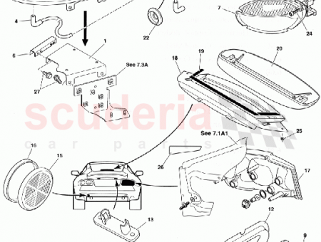 Photo of Bracket headlamp support RH…