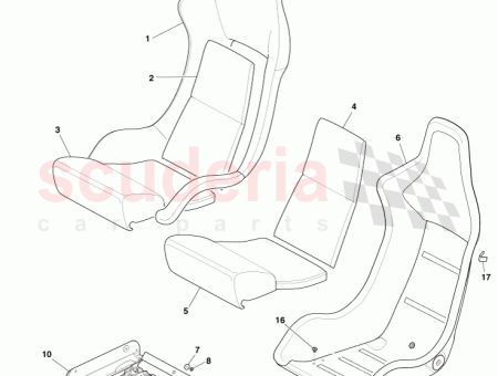 Photo of FRONT SEAT CUSHION TRIMMED ASSY RH 8D33 60050…