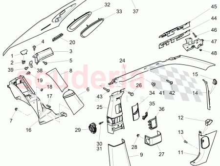 Photo of seat belt guide trim…