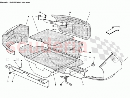 Photo of REAR HOOD INNER LINING…