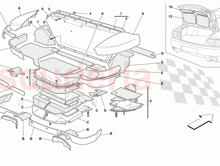 Photo of SHIELD FOR LUGGAGE COMPARTMENT AND FUEL TANK…