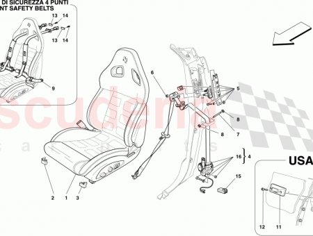 Photo of RH SEAT COMPLETE WITH RAILS…