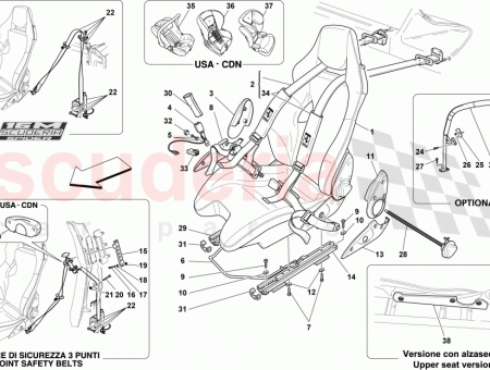 Photo of 3D FORMULA1 TISSUE SMALL RH RACING SEAT…