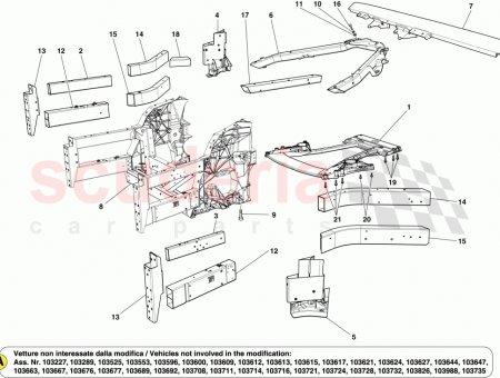 Photo of RH FRONT CRASH BOX UPRIGHT…