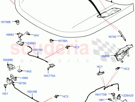 Photo of HALTERUNG MOTORHAUBENGRIFFBEFESTIGUNG…