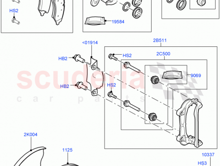 Photo of KIT CALIPER BRAKE PAD MTG PARTS…