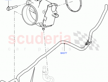 Photo of HOSE THROTTLE BODY HEATER INLET…