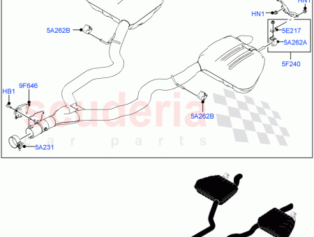 Photo of AUSPUFFTOPF HINTEN…